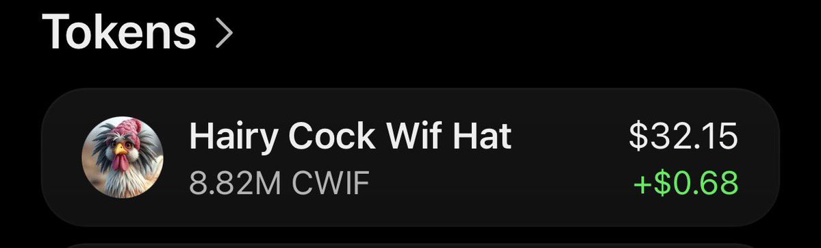 Hairycockwifhat's tweet photo. Introducing the first Cockwheel purchase.
The fees that were made from the project were reinvested into the cock.
The long term vision is for these funds 
 to be used for Dex or a boost or anything else that comes our mind. Welcome to the Era of the Cockwheel. https://t.co/rsbnKvG7US