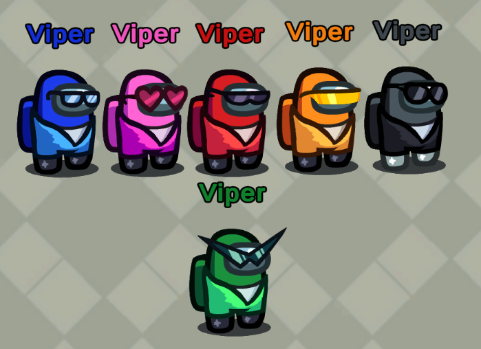 borshos's tweet photo. LMAOO WHAT IS THIS, IT'S THE VIPER FAMILY 😭

#AMONGUS https://t.co/IbvQPYNne3