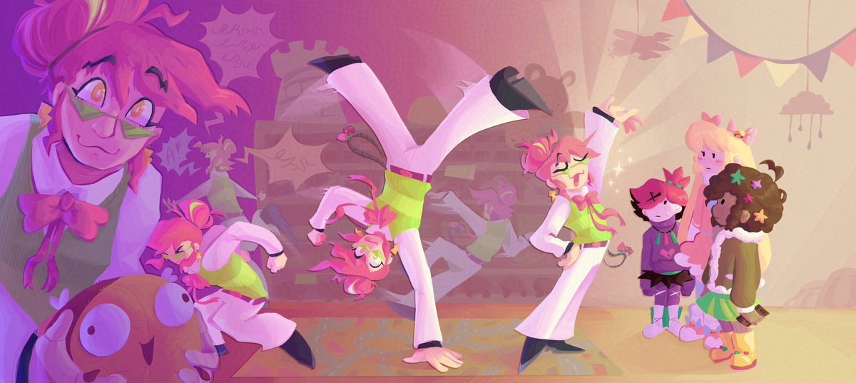 EpithetErased's tweet photo. It's another #MundieMonday which means it's time for another🌟Star Bite!🌟

This week's prompt was requested by two separate #EpithetErased readers: "Yoomtah teaches Naven's class while he's sick."

Artwork by @Fuzzyminte 
🔽Full 4-page story below! 🔽 https://t.co/aBjD1i8K3f