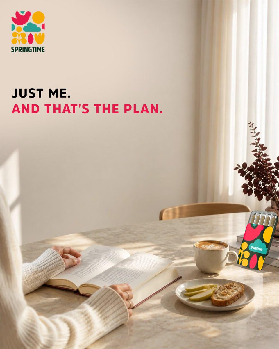 thespringtimeco's tweet photo. No plans. No plus ones. No problem. 🌿

Just me, my coffee, and a little time to myself.

#Springtime #MeTime #SoloMoments #SlowLiving #SpringtimeMoments

[solo time aesthetic, me time inspiration, cozy reading morning, coffee and book aesthetic, solo date ideas] https://t.co/bkgFGw7nvW