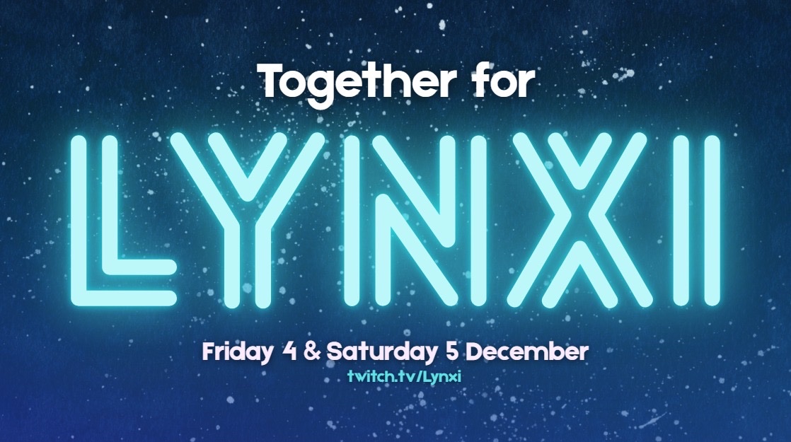 lolitsBeth's tweet photo. SAVE THE DATE! 
This December a bunch of wholesome peeps will come together over a weekend to raise as much money as we can for @LynxiTwitch .

During the event we will have auctions of some INCREDIBLE items and experiences- if you’d also like to auction smth plz fill form below! https://t.co/bSMCEGupeG
