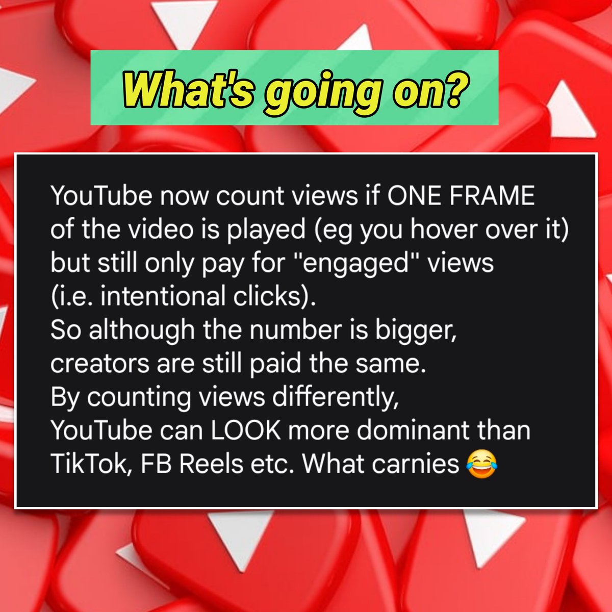 OSWreview's tweet photo. Lol, look at YouTube's LIES 😂
For reference we get about 35-50K views overnight. There isn't suddenly 83K people clambering to see Rick Rude's jumping pat on the head. Or is there?! Swipe ⬅️ for the explanation!

Be a dear and give us a real view: https://t.co/9YIP7GHxwM https://t.co/k3rEkKFGMT