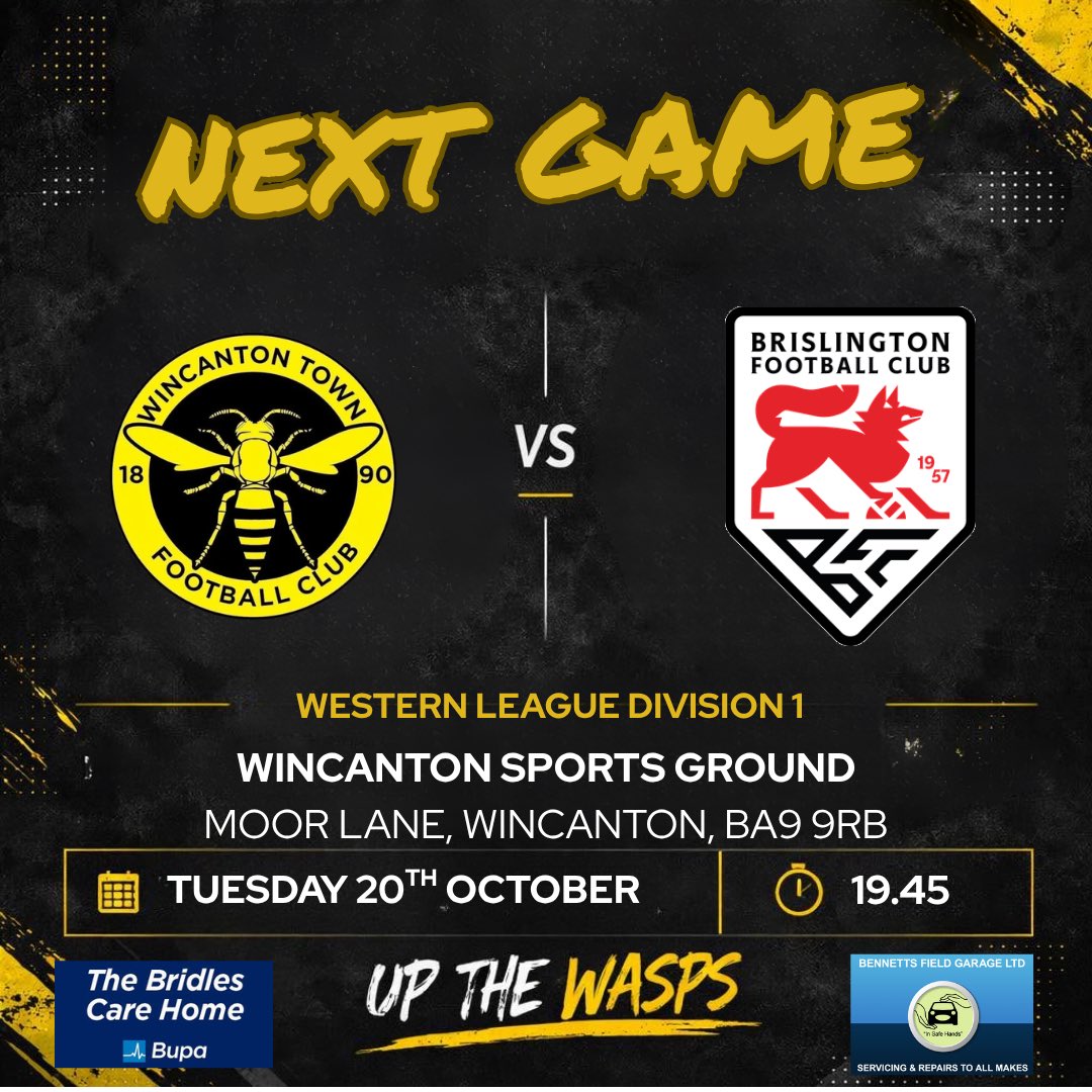 WincantontownFC's tweet photo. Tomorrow evening, we welcome @BrislingtonFC to Moor Lane in the Les Phillips Cup. 

The fairground is in half of the car park so, where possible, please try to car share or arrive in good time. 

#UpTheWasps @_WesternLeague_ https://t.co/tLf445hSlu