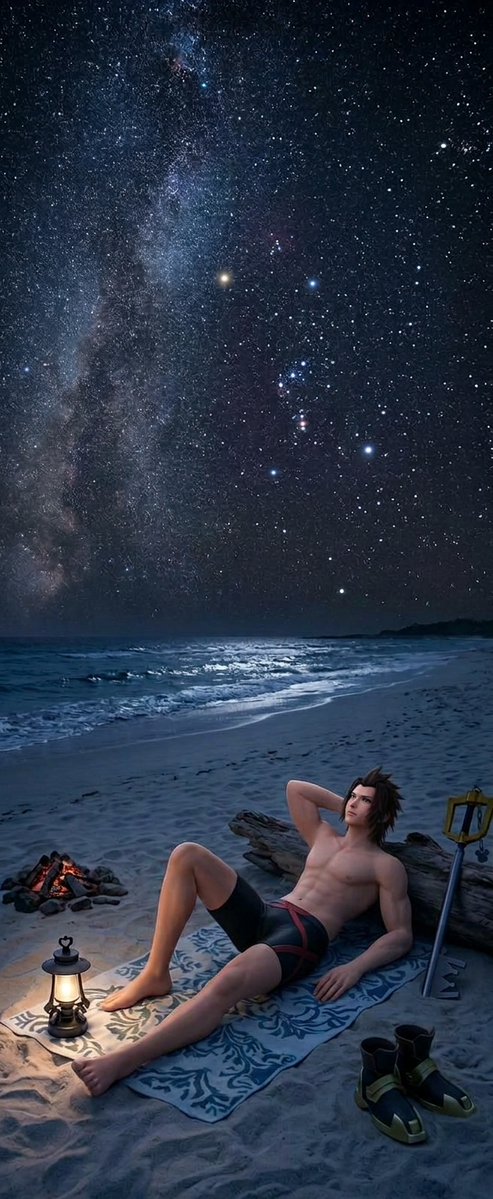 Patri_MV13's tweet photo. Terra - Summer edition - cielo estrellado
#terra #kingdomhearts https://t.co/CKi9lbLHKA