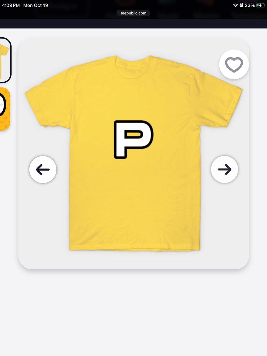 JodaPup's tweet photo. What do you tell your family when they notice you with yellow letter P shirt on https://t.co/Tunb1e8qYI