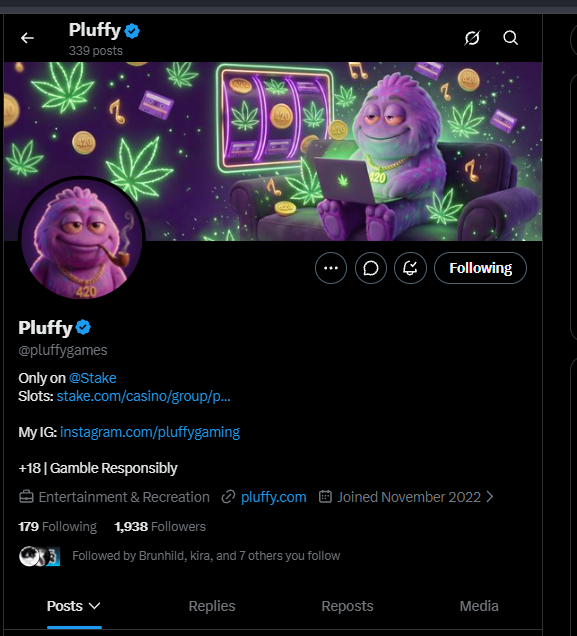 luckydelavin's tweet photo. @tvgplayz @pluffygames @Stake followed you on x with notifs on as well as on stake😎

thank you so much!!!

stake username: luckydelavin https://t.co/k82rw8IOjO