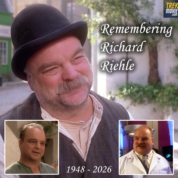 TrekMovie's tweet photo. We are sad to hear that prolific character actor Richard Riehle has died at 78. He played Batai in Next Gen's "The Inner Light," Seamus in the two Fair Haven episodes of Voyager, and Jeremy Lucas on Enterprise. Our deepest condolences to his friends and family. https://t.co/klZXI4l3Gc