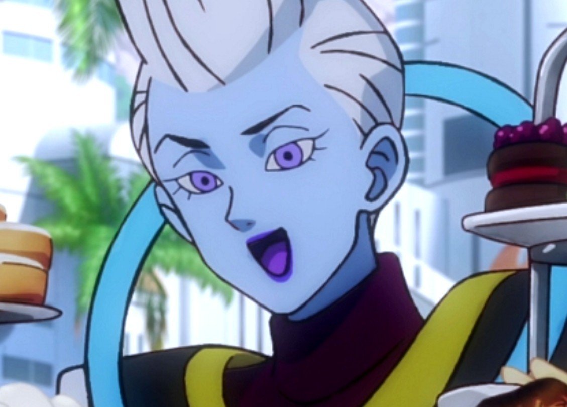 TheAngelWhis's tweet photo. "Ohoho! Well, aren't you an adorable little fellow!"

Whis leaned forward slightly, studying the small pink creature with a delighted smile. https://t.co/InGGFgtfEt