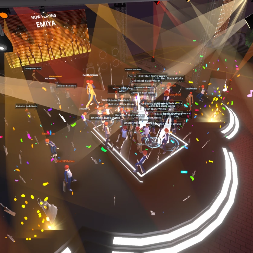Zekiel69's tweet photo. Already more than 125 swords connected. Last year's record was smashed! Thanks everyone for joining!

#ShirouDay https://t.co/5kkgfhCuMc