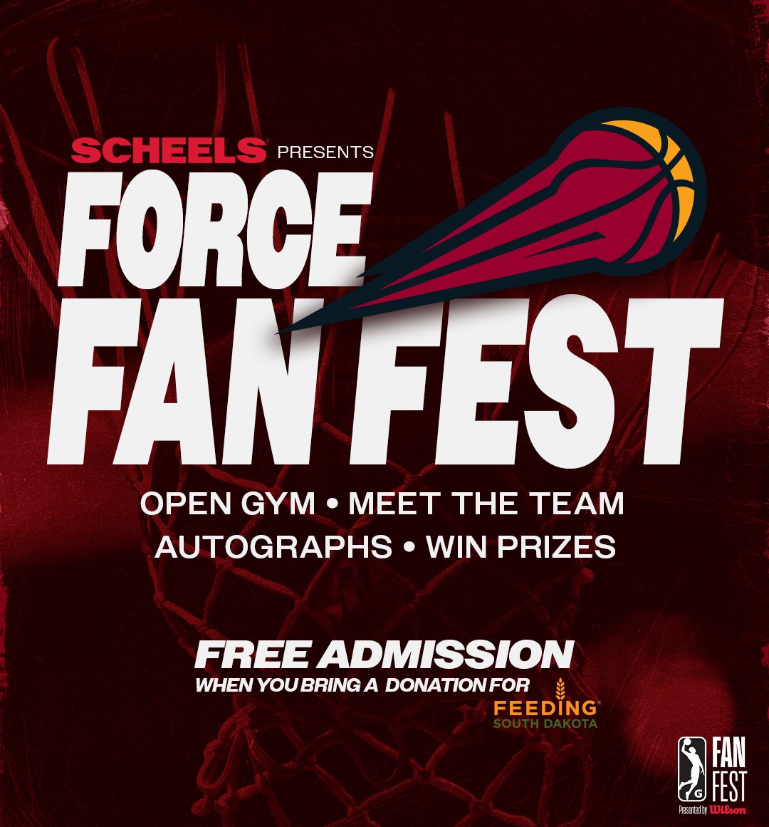 SFSkyforce's tweet photo. JOIN US for Fan Fest presented by @SCHEELS  ‼️

📆 Sunday, October 25
🕑 2:30-4PM
📍Impact Sport Center
🎟 FREE admission with donation to @FeedingSD https://t.co/LlGtXtywR9