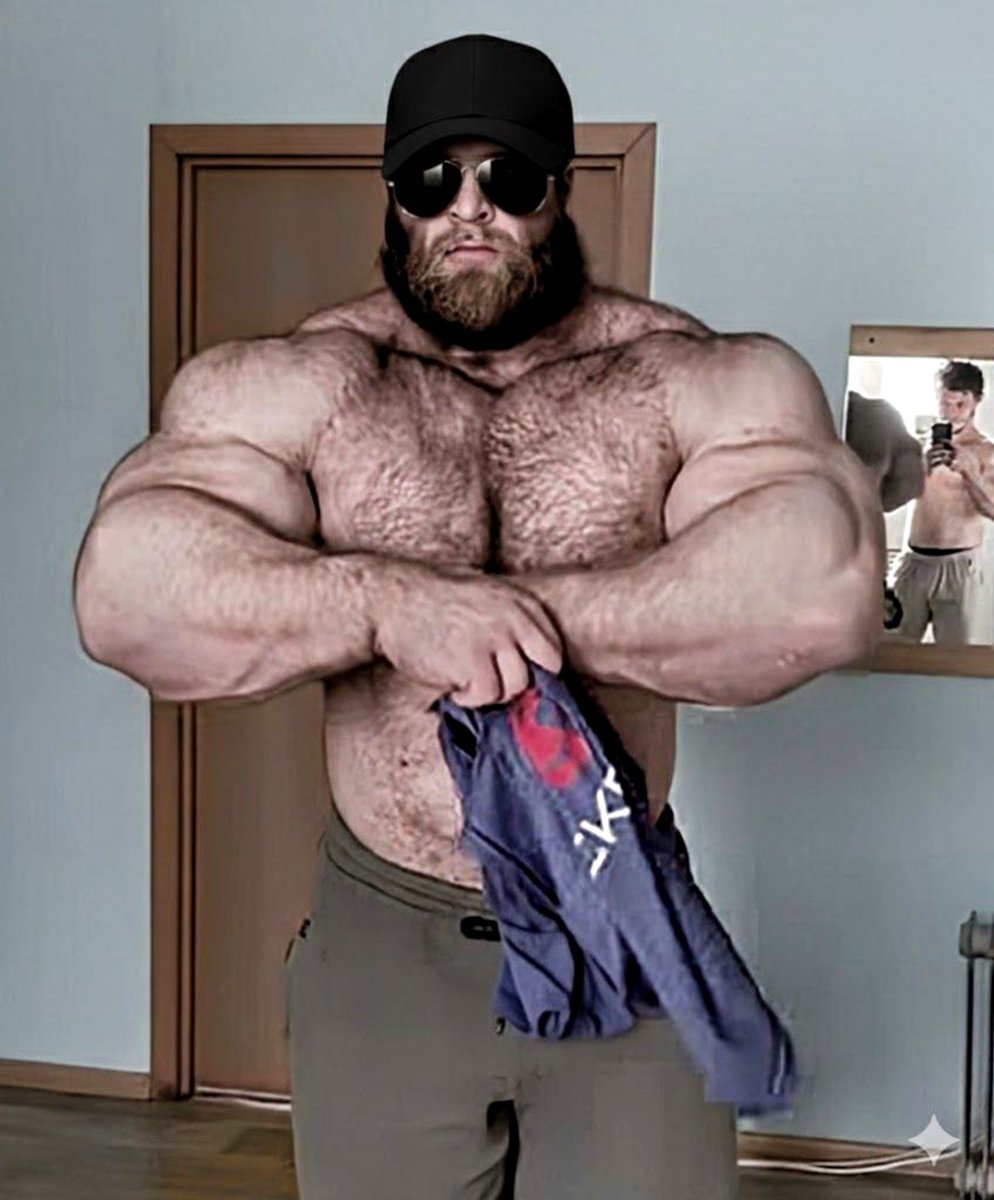 _russian_hullk_'s tweet photo. На стиле 🐻

#powerbelly #musclebear #gaybear #musclegainer #fatgainer https://t.co/JzJUSEIxpO