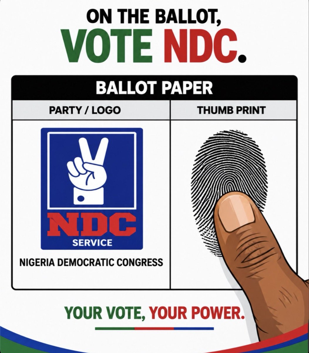 Truth3Spill's tweet photo. @xquire147 Peter Obi’s NDC logo. https://t.co/3efiIfNQhY