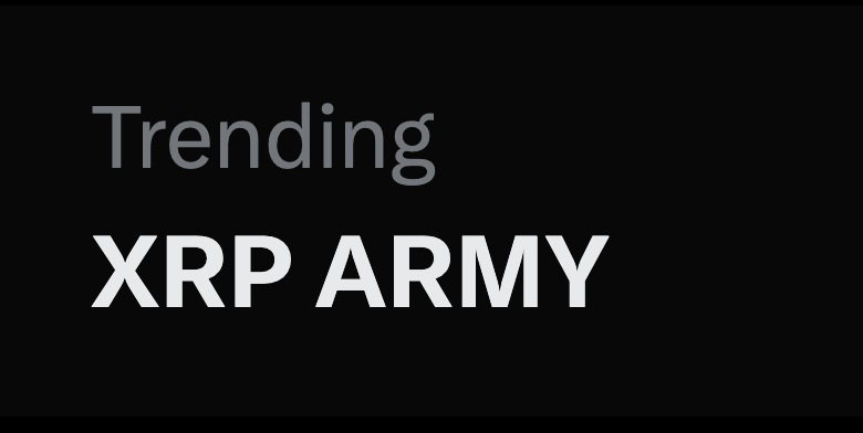 UpholdInc's tweet photo. Now trending: XRP Army 👀 https://t.co/a0ML2d76jp