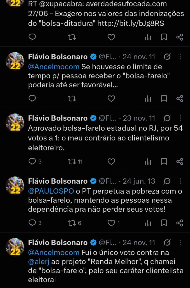 marinadomst's tweet photo. Flávio, a internet tem memória! Quem chamou o Bolsa Família de “bolsa-farelo” agora quer posar de defensor do programa. Comida no prato é direito, e o povo merece respeito. Seu passado não combina com seu discurso! 

#FlavioMiliciano #LULAVAIVENCER https://t.co/c6B7vvmear