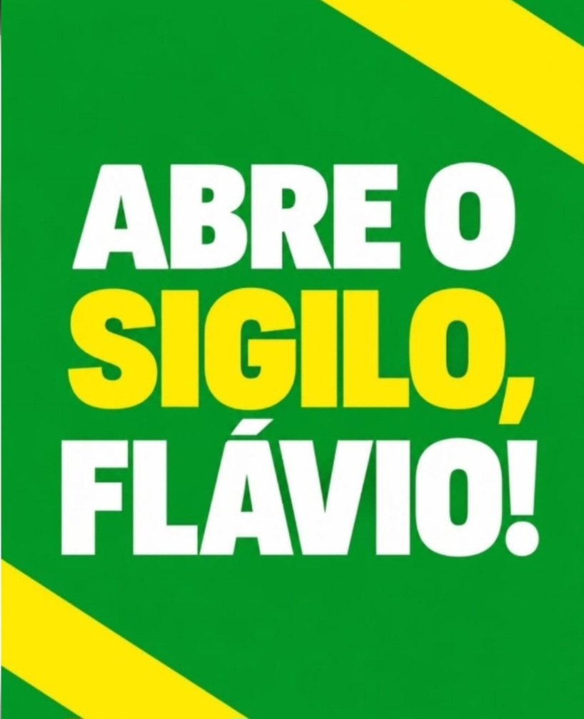 terrordonordste's tweet photo. Para o bem do Brasil #AbreOSigiloFlavio https://t.co/XjiGFf1lby