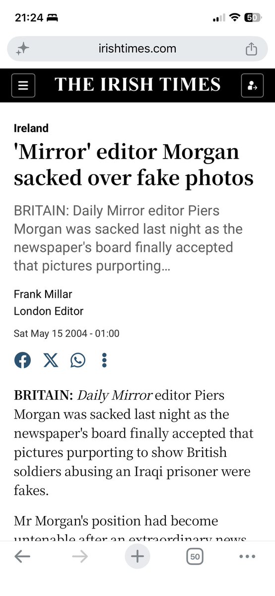 markbeau62's tweet photo. Never forget this @piersmorgan scandal as well. All the morals of a sewer rat https://t.co/Jbg8OXtTfP