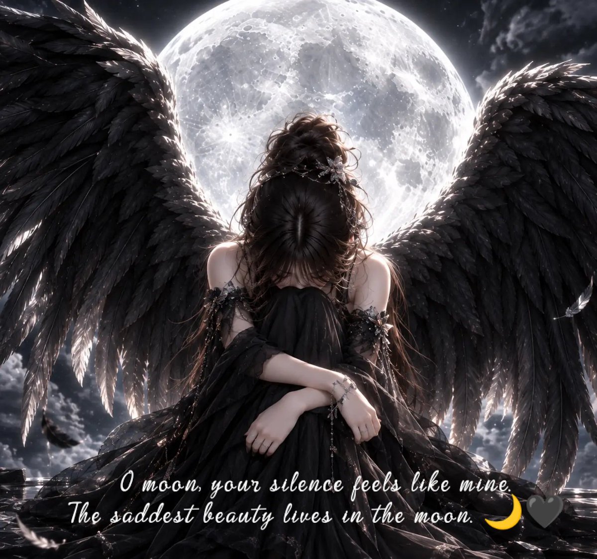 Angie_khan_02's tweet photo. "Beautiful things are often lonely...!!"🖤🩶 https://t.co/3sC7mTxINu