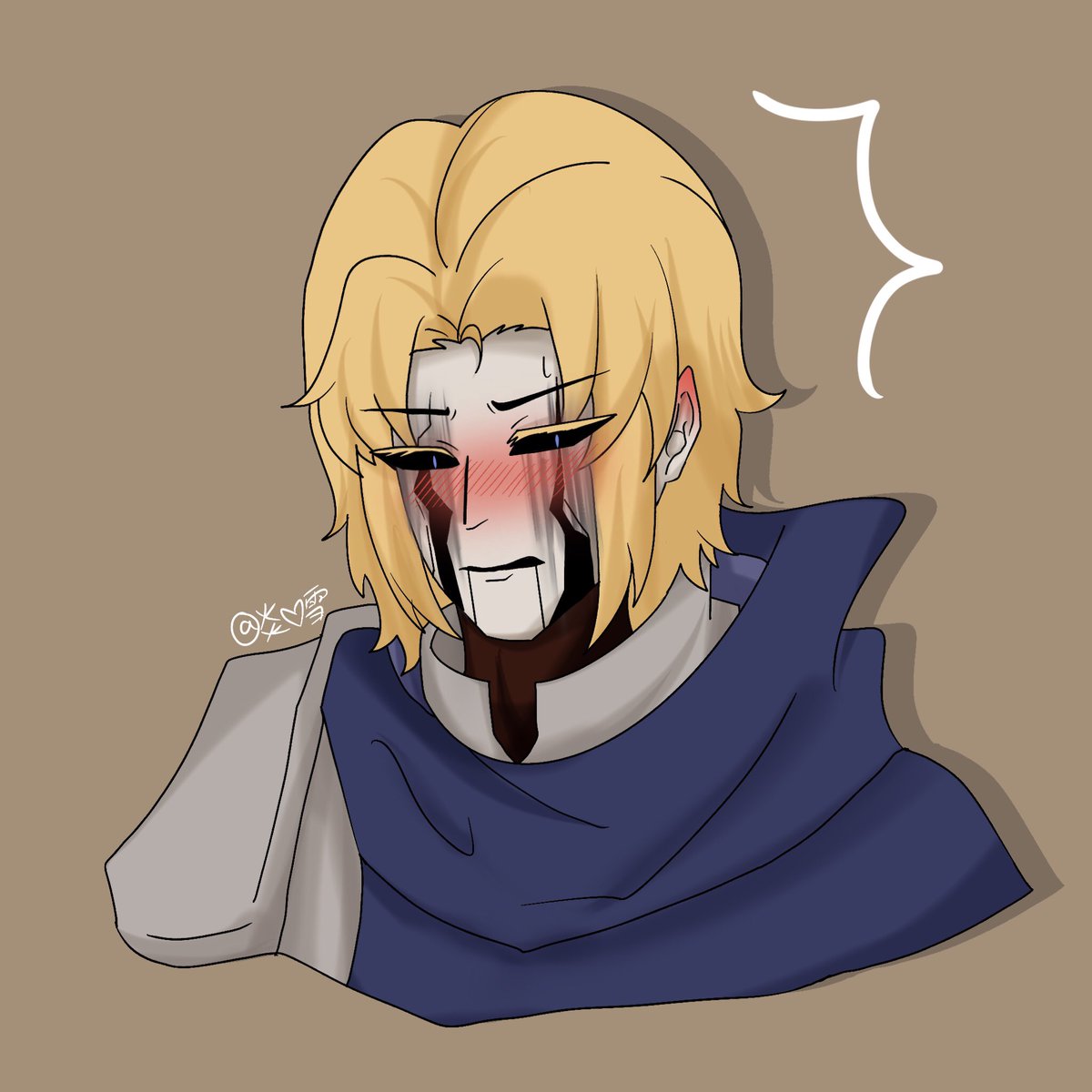 Mesda2007's tweet photo. The knight who likes to read romance novels is really cute!😚
 #Kingdomofmarionettes https://t.co/vhXvl9MDBG