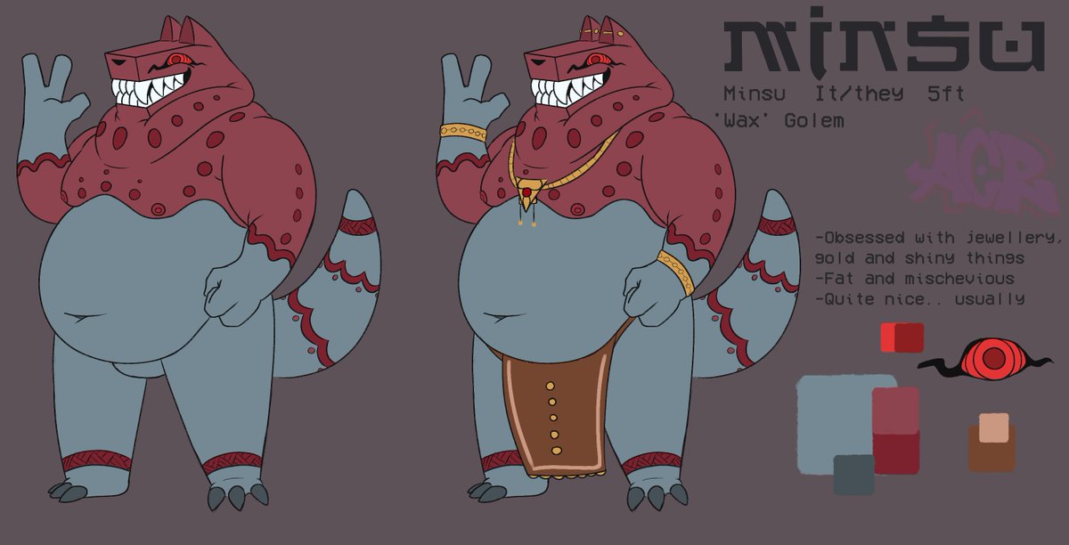 AirCooledRats's tweet photo. I'm very normal about Wookadas ❤️.. Decided to make an OC of one, grins. They remind me of a cartoon villain or something along those lines!
#furryart #wookada or whatever! https://t.co/UldIjStnuf