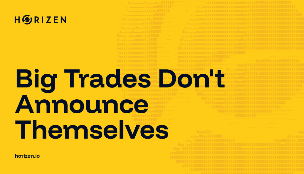 horizenglobal's tweet photo. Major holders often sell size over the counter, off the public order book, so a big trade does not announce itself.

Onchain markets can offer the same discretion: positions stay private, the record stays checkable.

Horizen apps put that into practice. https://t.co/nrMLFi3kVa