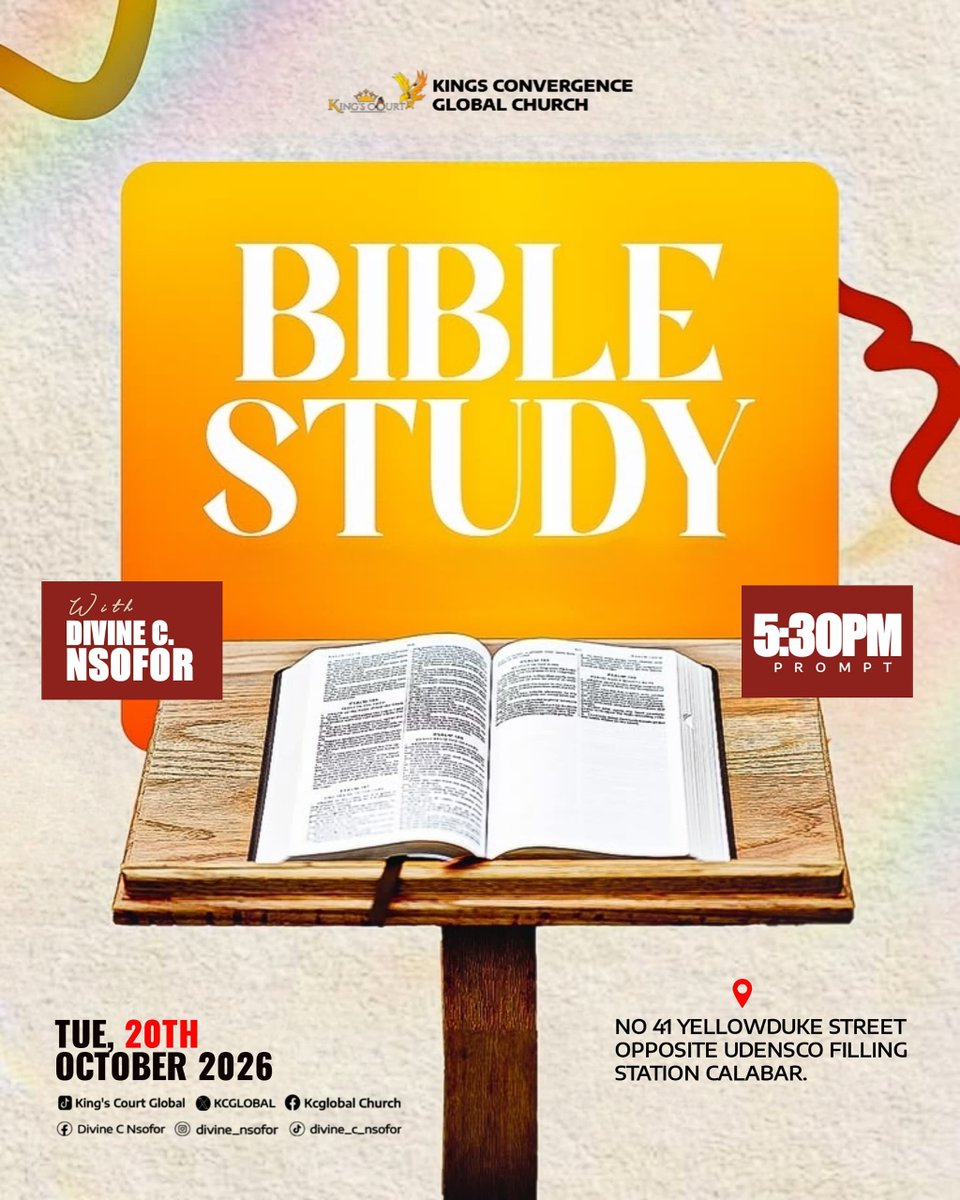KCGLOBALcal's tweet photo. Hear it, but it's not for the ears alone.
Understand it, live it and let it transform you.

Join us this Tuesday for an impactful Bible Study as we rightly divide God’s Word and grow together in faith.
Come hungry for the Word. Leave empowered for life! 

#KCGLOBAL https://t.co/9K9kKsalk3