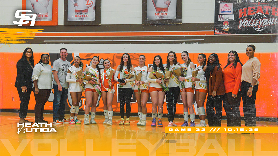 StoriedRivals's tweet photo. 𝐇𝐞𝐚𝐭𝐡 𝐓𝐨𝐩𝐬 𝐔𝐭𝐢𝐜𝐚 𝐈𝐧 𝟓 𝐒𝐞𝐭𝐬

Heath closes out the regular season and send their 9 seniors off in great fashion. Taking down Utica in a very close 5 set match. | @HEATHHS_AD

Watch Here ▶️ https://t.co/bDmUufeKxu https://t.co/KSlK45q54t