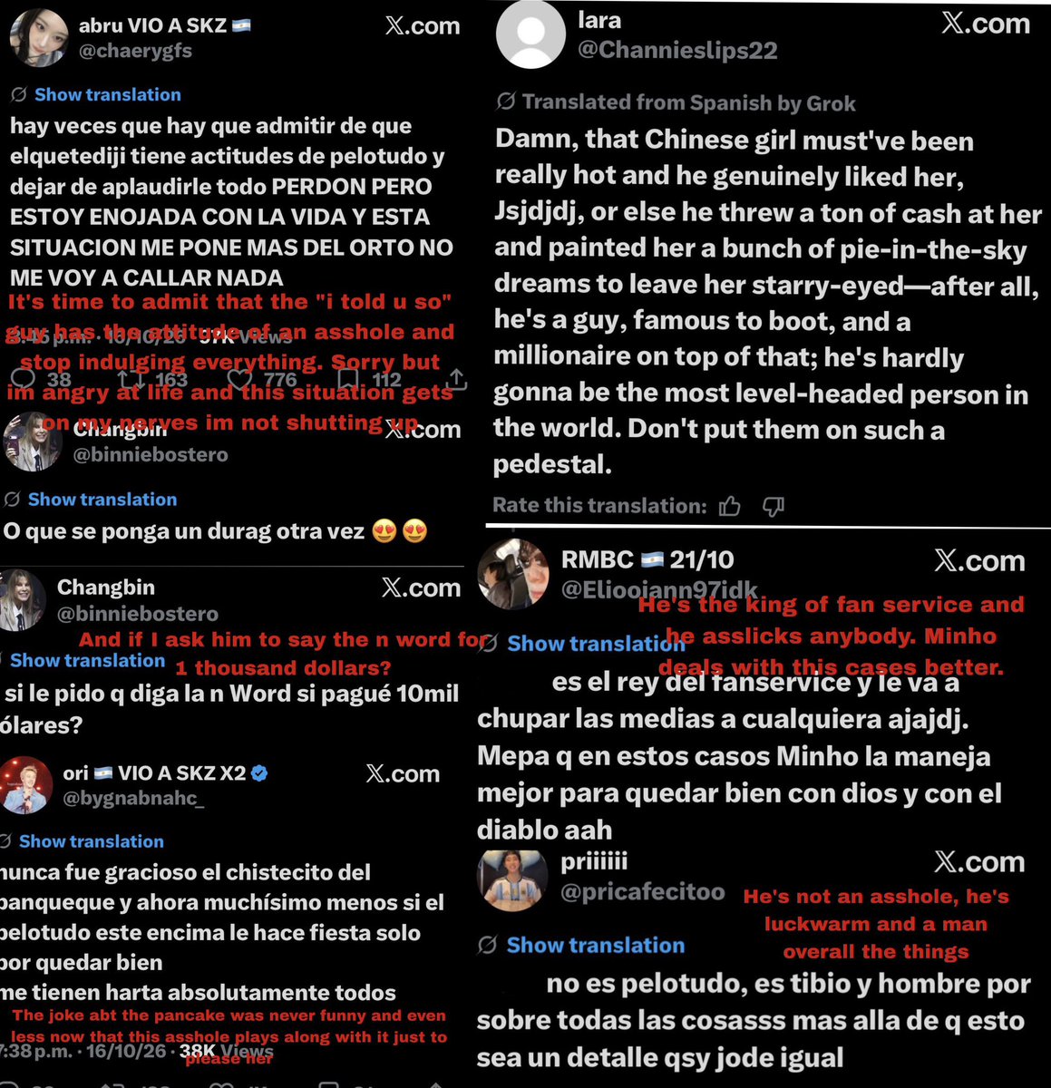 pinkeskz's tweet photo. @Delfi_Irino sisi nadie lo insultó y ten en cuenta que hasta hicieron un space para decirle que era un pelotudo gagá idiota así que no mientas https://t.co/ruVhl1VZIO