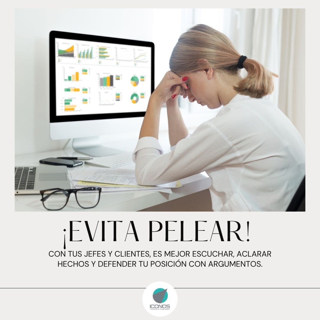 IconosCIP's tweet photo. Discutir con tu #jefe o #cliente para demostrar que tienes razón cuesta más de lo que imaginas.

La firmeza proyecta #seguridad; la agresividad daña tu #reputación.

Toma el taller de #ImagenProfesional del sábado 24 de octubre

DM
https://t.co/vybUUQAdlY
WApp. 3317720089 https://t.co/zW4CARnKgm