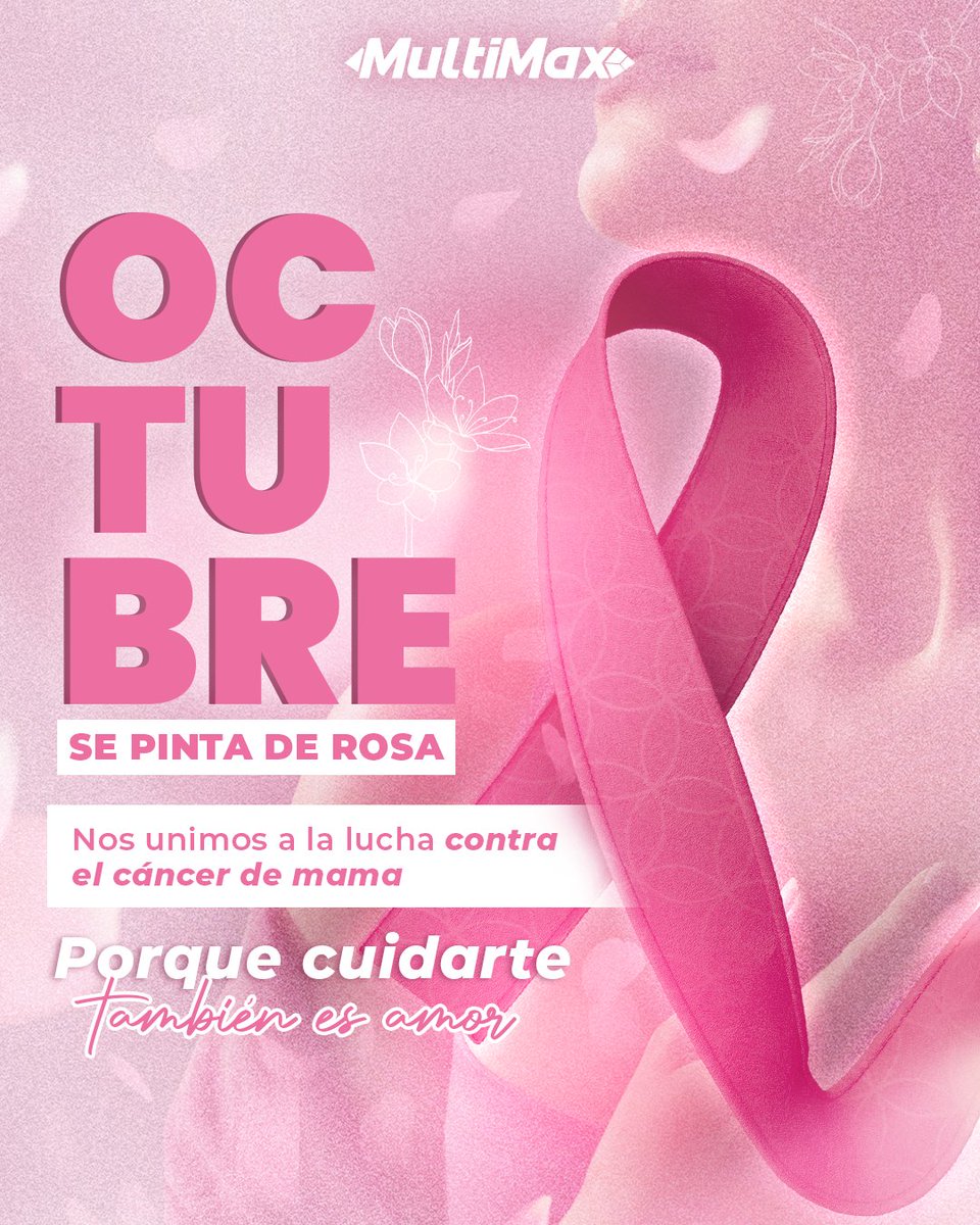 Multimax_Store's tweet photo. Detectarlo a tiempo salva vidas. 💗🎀

No lo dejes para después: agenda tu chequeo y cuida tu salud. Y recuerda compartir este mensaje con todas las mujeres que amas, porque juntas somos más fuertes.

#MultiMax https://t.co/dvqeO4uKmG