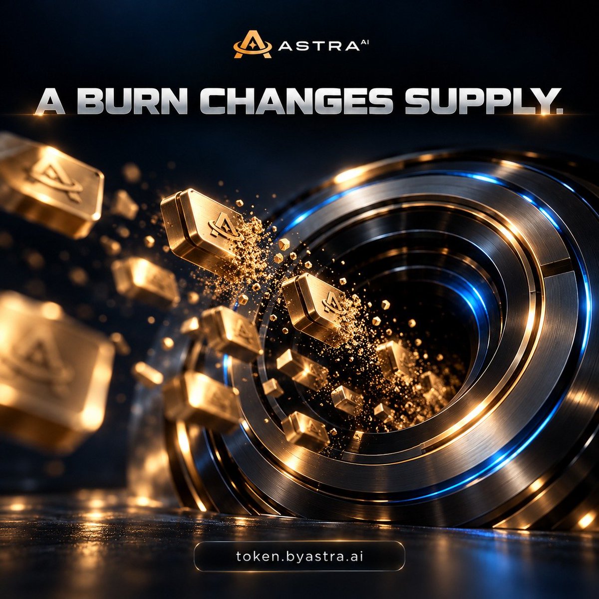 AstraLabs_Inc's tweet photo. $ASTRA 2.0 is closer than ever.

A burn changes supply. An ecosystem changes the game.

$ASTRA 2.0 is designed to fuel buybacks and burns from across the entire ecosystem, not just token trading fees.

Multiple revenue streams. One shrinking supply. 🔥