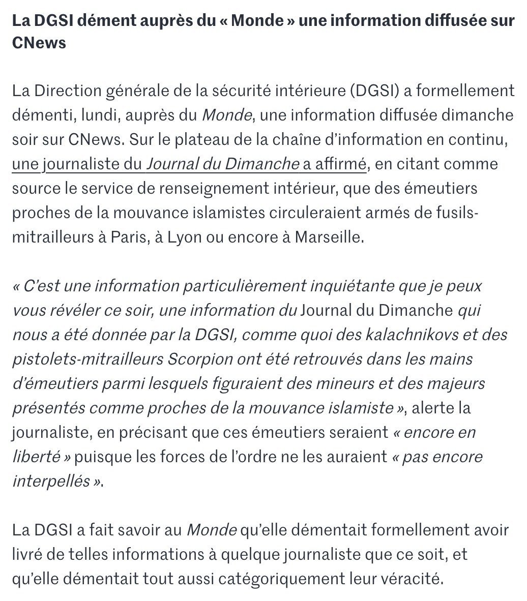 NassiraELM's tweet photo. Ni le JDD, ni Cnews, ni Europe 1 ne font du journalisme. Ces organes ne sont que haine et désinformation au service d'un projet politique raciste et autoritaire. https://t.co/KGIHnJP6oj