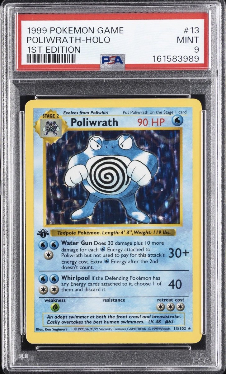 KabutoKing_'s tweet photo. Base set 1st edition shadowless holo’s continue to disappear from the market.

PSA 10’s are pretty much unattainable 
PSA 9’s are expensive 
PSA 7-8’s creeping up

All under the radar too. The buyers are doing this quietly. No massive records like LC or LvX… just silent accumulation. 

I’m noticing…