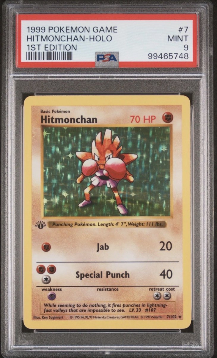 KabutoKing_'s tweet photo. Base set 1st edition shadowless holo’s continue to disappear from the market.

PSA 10’s are pretty much unattainable 
PSA 9’s are expensive 
PSA 7-8’s creeping up

All under the radar too. The buyers are doing this quietly. No massive records like LC or LvX… just silent accumulation. 

I’m noticing…