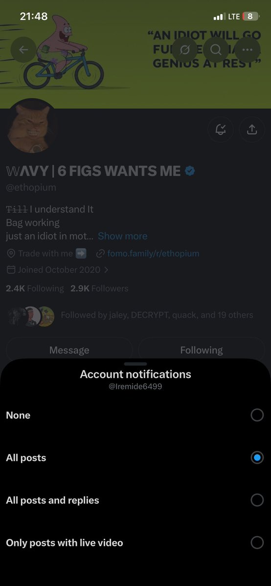 Iremide6499's tweet photo. @nba01p @ethopium When miraculous win Legend 

@Unscripted_Gift 
@KunmiT72075 

HYdBsNHByFBNR7CgqZPZX7SBMcGAoycyWqHWXjXinu12 https://t.co/dwjWP0KjBv