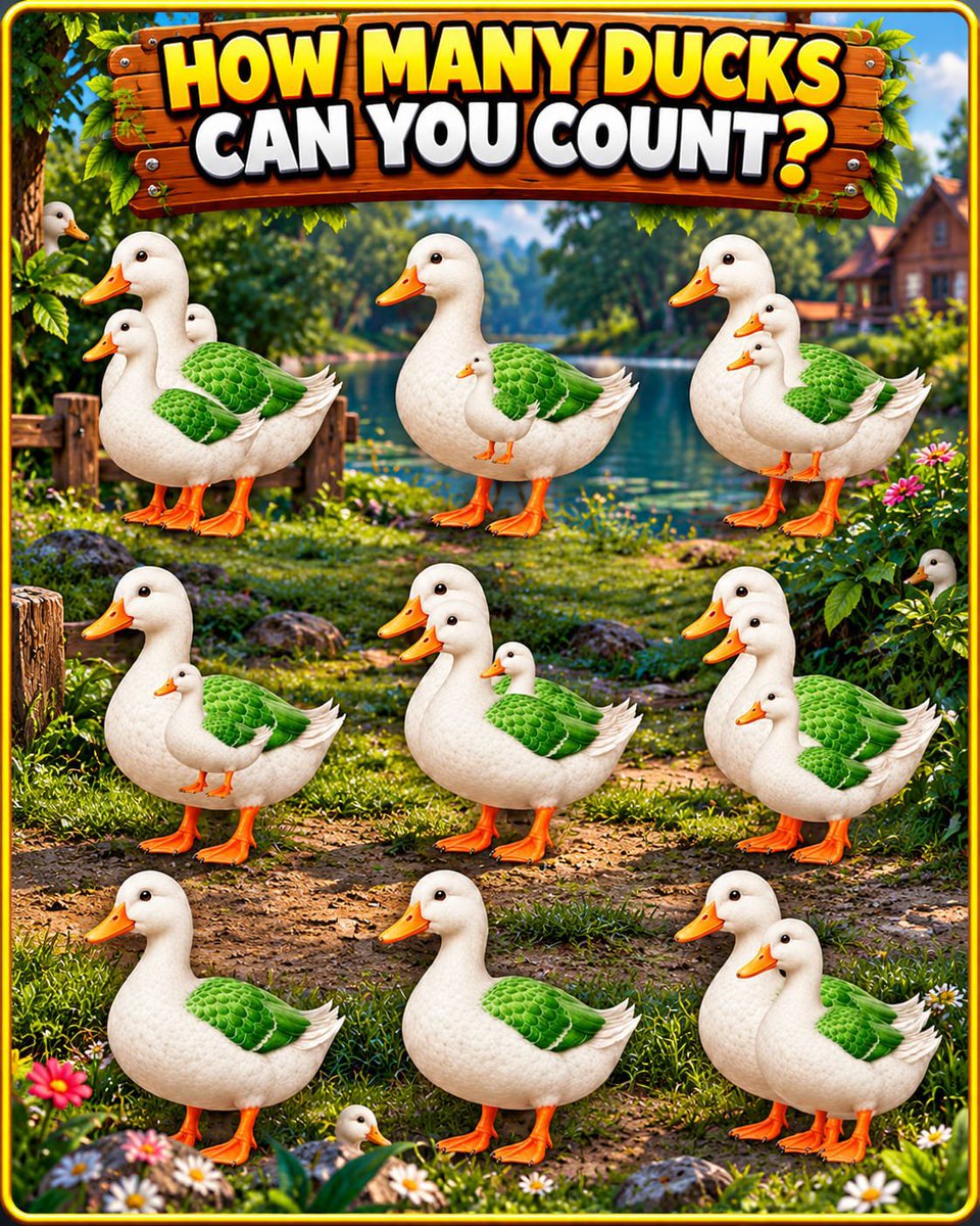 Abbas_Elsayed_'s tweet photo. 🦆 How Many Ducks Can You Find? https://t.co/HTr5U0Oksh