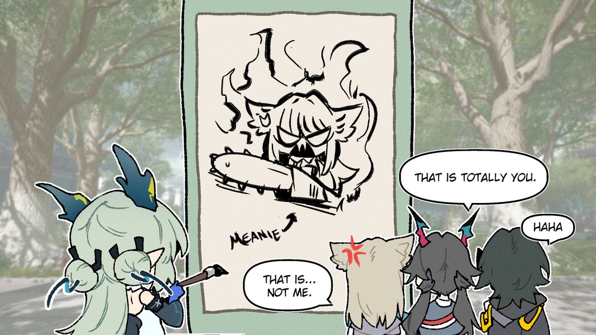 erikiri_'s tweet photo. They call her the greatest artist of all time 

#ArknightsEndfield #InkSanctuary https://t.co/XBv5MDIOyO