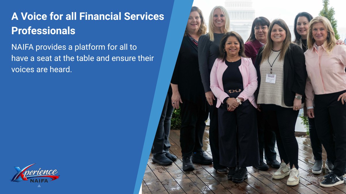 NAIFA's tweet photo. Every voice matters. NAIFA gives financial professionals a platform to share perspectives and shape the future. 
https://t.co/28WqBgU2J7 #ExperienceNAIFA #NAIFAProud https://t.co/T8hR4dRG9J