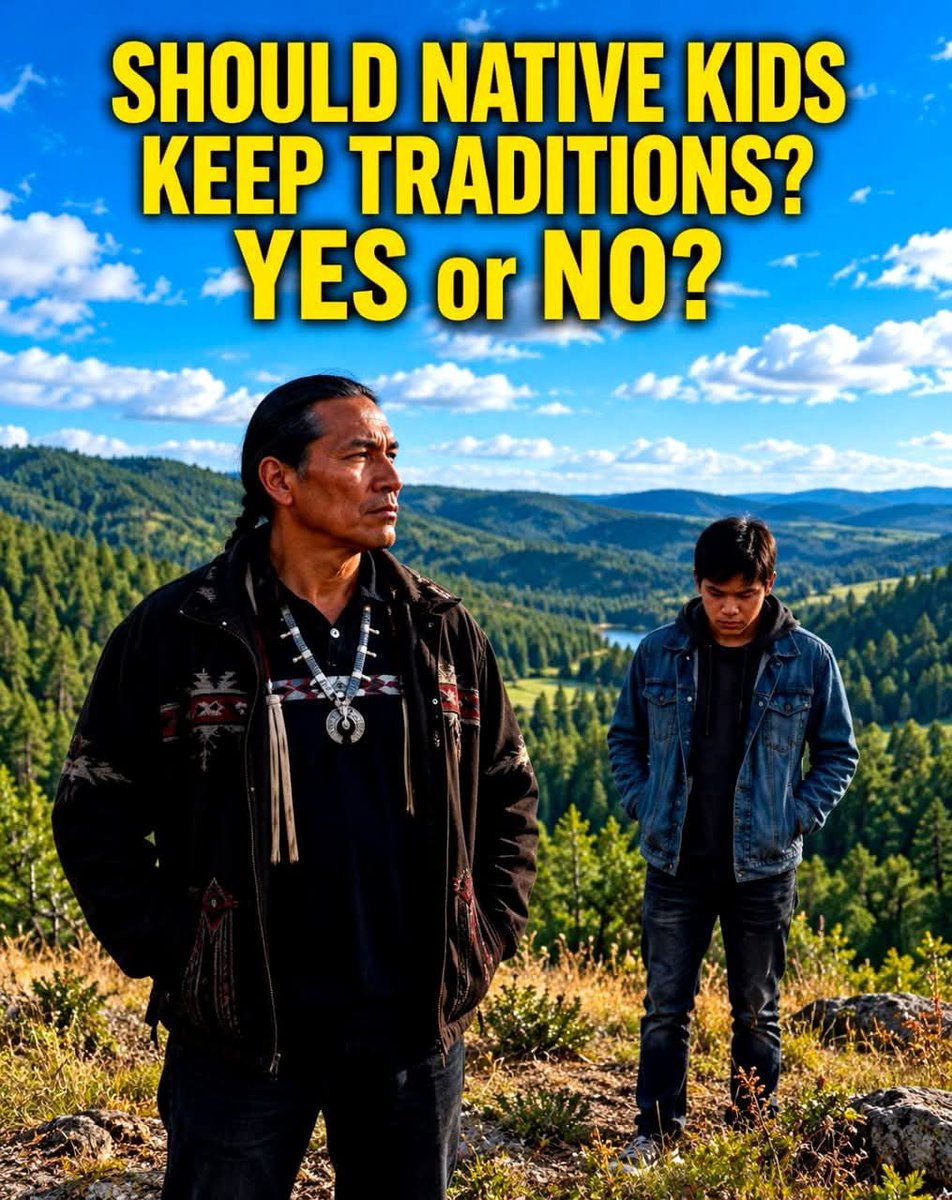 Native_Legends's tweet photo. SHOULD NATIVE KIDS KEEP TRADITIONS? https://t.co/L6WjTZF46p
