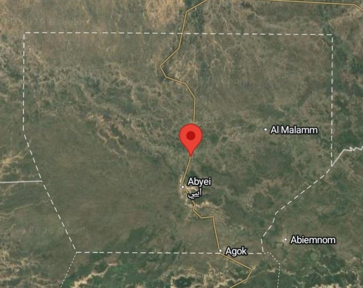 NiloticValor's tweet photo. @Benomer11 It’s deep inside Abyei region. Amiet is the name of what the local people call it. Over 70 plus people were killed &amp; hundreds injured. https://t.co/7IPrXPmoZ8