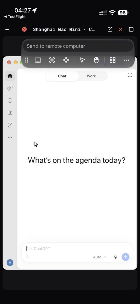 vibe42ai's tweet photo. In today’s update of https://t.co/h5WLhlccLP, we got the new “remote apps” feature other than remote desktop. 

You can simply launch, switch between and work with any app on your Mac without distractions on the screen.

This can be helpful when doing GUI works remotely. https://t.co/98RanFicsz