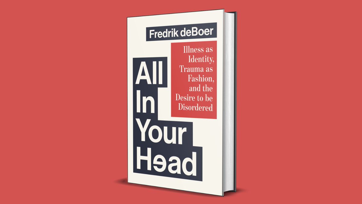 SimonBooks's tweet photo. "Bold, bracing, and badly needed." —Susannah Cahalan

With All in Your Head, Fredrik deBoer offers a powerful and long-overdue critique of modern mental health culture.

Learn more: https://t.co/24QGNCpv1S https://t.co/Nb3uMOuSR7
