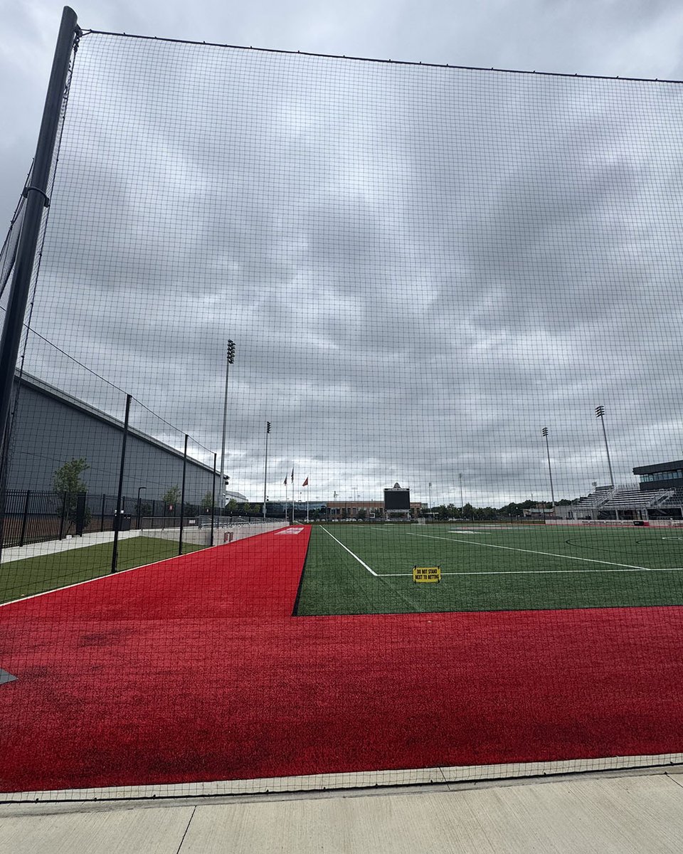 NettingPros's tweet photo. Hard shots. Clear views. At Ohio State’s lacrosse stadium, two 366-foot runs of custom barrier netting help keep errant shots off the surrounding walkway—and fans’ eyes on the game. Proud to support @OhioStateMLAX and @OhioStateWLAX.
#Lacrosse #Stadionic https://t.co/qjpZsMXpjc