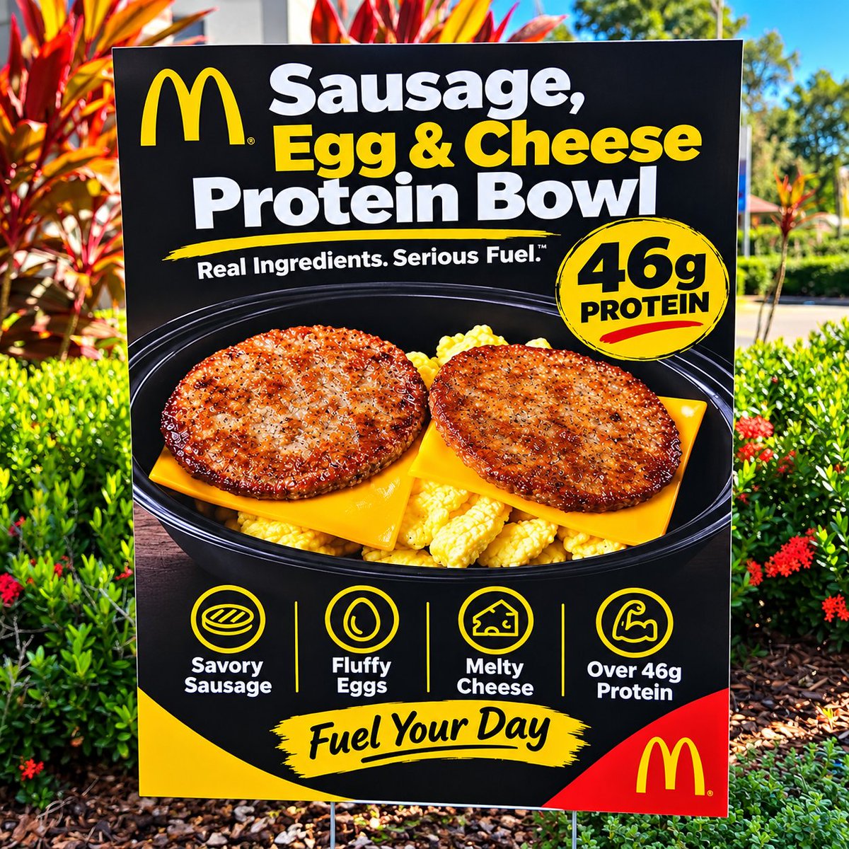 KetoSimple's tweet photo. 👀 McDonald’s… are we onto something here?! 🍳🥓🧀

Check out this Sausage, Egg & Cheese Protein Bowl boasting 46g of protein! 💪

My guess is that this is a regional test rather than a nationwide promotion, but I’d love to see something like this become more widely available!

If you’re someone who would love to see more low-carb, protein-focused options at McDonald’s, let them know! Comment on their social media, send feedback, and tell them you want to see this on menus nationwide. 📣

The more interest they see, the more reason they have to consider expanding the test!

Would you order this? 👇

#Keto #LowCarb #McDonalds #HighProtein #KetoSimple

@McDonalds