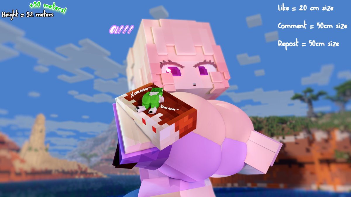 GrowingGirl_yt's tweet photo. Size only round!
We're just getting started~

Also somebody help!!!
@EvaHeartBig is stealing my cake!!! 

PS. Remember if you're a Colossal cutie on patreon dm me on discord to get a spot! https://t.co/LvnmNDoRGV