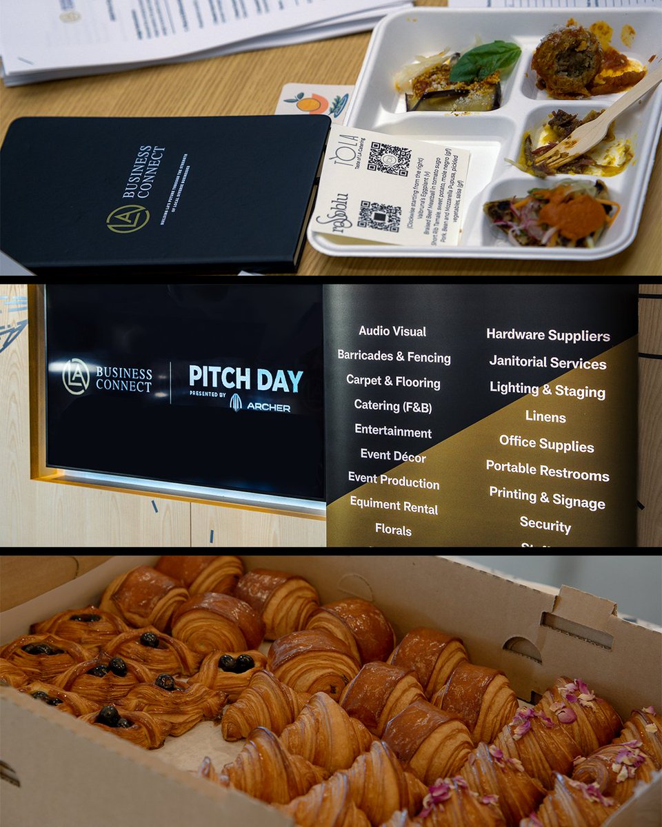LASEC's tweet photo. That’s a wrap on the 2nd Annual LASEC Business Connect Pitch Day presented by @flyarcher! 

A huge thank you to our incredible judges, the Deloitte team for graciously hosting us, and the more than 50 local suppliers who participated and showcased the talent, creativity, ingenuity, and innovation that make Los Angeles a true powerhouse.

We’re proud to create opportunities that connect local businesses to contracting opportunities, foster collaboration, and shine a spotlight on the incredible companies helping shape the future of our region. 

Learn more about Business Connect, by visiting https://t.co/GPWoioNrmp.

#BusinessConnectLA
