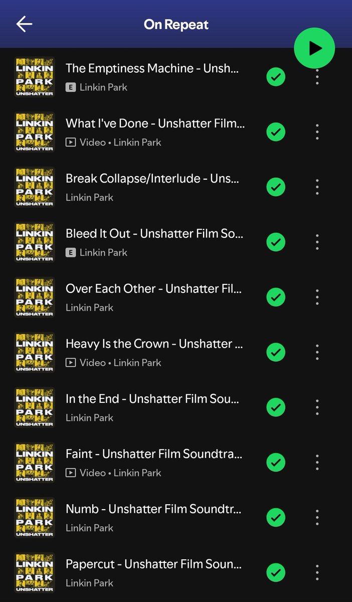 varjotvirva's tweet photo. I mean ... but hei, there's one other artist in there! (@PalayeRoyale 🤩) ... also, my https://t.co/dCKTKl2DYZ says I listened to tracks from 343 artists on 434 albums in the last 365 days. ("How old are you?" "Here, let me show you my https://t.co/dCKTKl2DYZ profile" ... 🤷🏻‍♀️) https://t.co/0PHoCN54Ek
