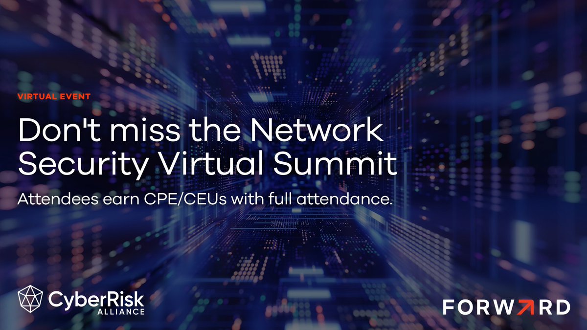 forwardnetworks's tweet photo. Segmentation is easy to plan and hard to roll out. Join us at the Network Security Virtual Summit on October 28, hosted by the @cyberriskall and @CyberSummitUSA, to hear how security teams can close that gap. Register: https://t.co/rwmhiSXm7O
#NetworkSecurity #ZeroTrust https://t.co/DbVY6pak9O