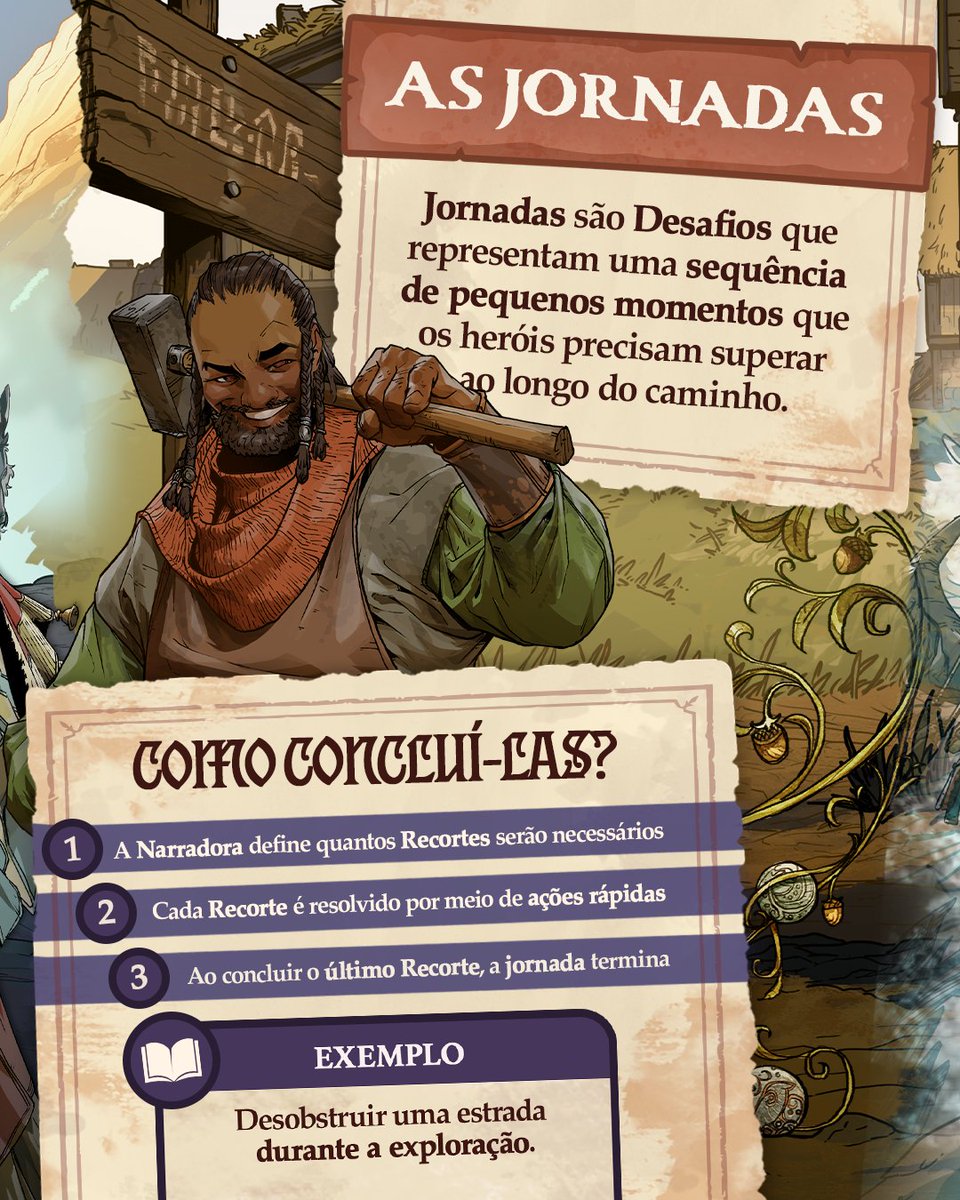 jamboeditora's tweet photo. 📅 Dia 11/11 começa o financiamento coletivo de #LegendInTheMist, uma coprodução da @jambeditora com a @retropunkgd no @catarse!

📩 Cadastre-se na página e seja um dos primeiros a receber as novidades!

🍂 https://t.co/qR0mWB8pdl

🎬 Este post foi baseado na série de vídeos da @sonofoakgames, editora original do jogo. Confira o tutorial completo em ➡️ https://t.co/DN7YVnpvFu