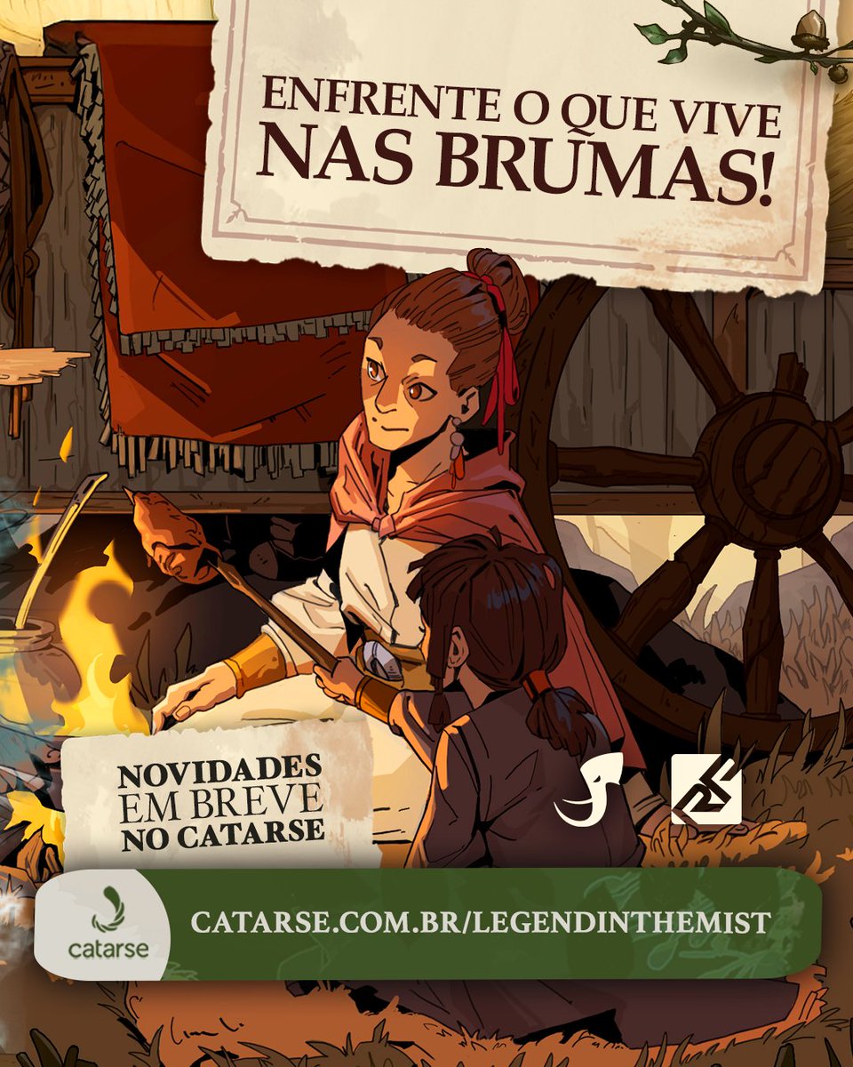 jamboeditora's tweet photo. 📅 Dia 11/11 começa o financiamento coletivo de #LegendInTheMist, uma coprodução da @jambeditora com a @retropunkgd no @catarse!

📩 Cadastre-se na página e seja um dos primeiros a receber as novidades!

🍂 https://t.co/qR0mWB8pdl

🎬 Este post foi baseado na série de vídeos da @sonofoakgames, editora original do jogo. Confira o tutorial completo em ➡️ https://t.co/DN7YVnpvFu