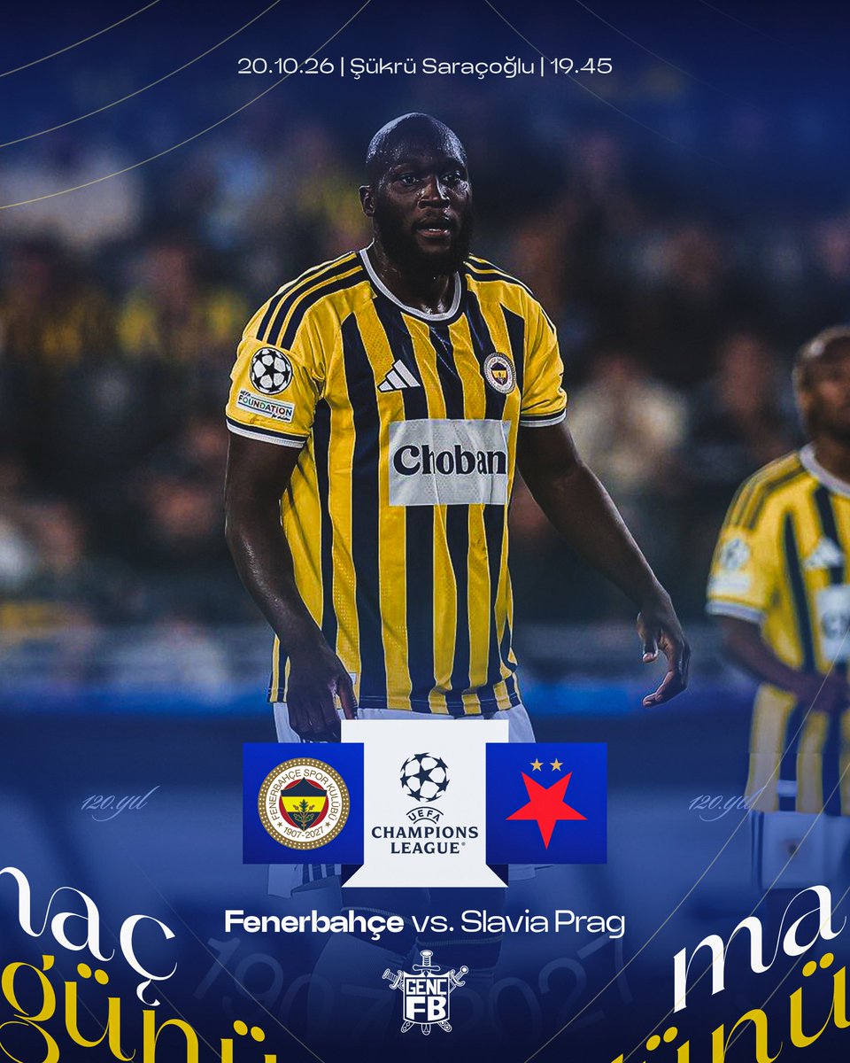 gencfborg's tweet photo. 🔥 #FenerinMaçıVar
🏆 UEFA Şampiyonlar Ligi 3. Hafta 
🆚 Slavia Prag 
⏱️ 19.45
🏟️ Şükrü Saracoğlu
📲 #KoyYüreğini https://t.co/FtZ9bpSBQI